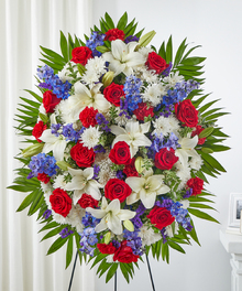 Red, White & Blue Patriotic Sympathy Collection